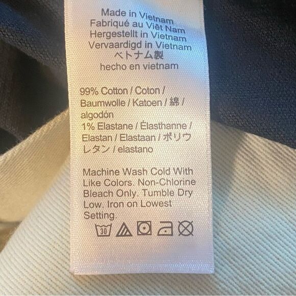 J. Crew New With Tags Style 484 Stretch Corduroy Pants Dark Blue Size 32 - Picture 5 of 12